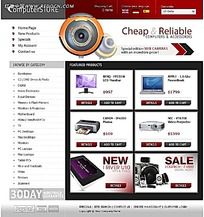 電腦公司網站網頁模板設計素材與制作指南